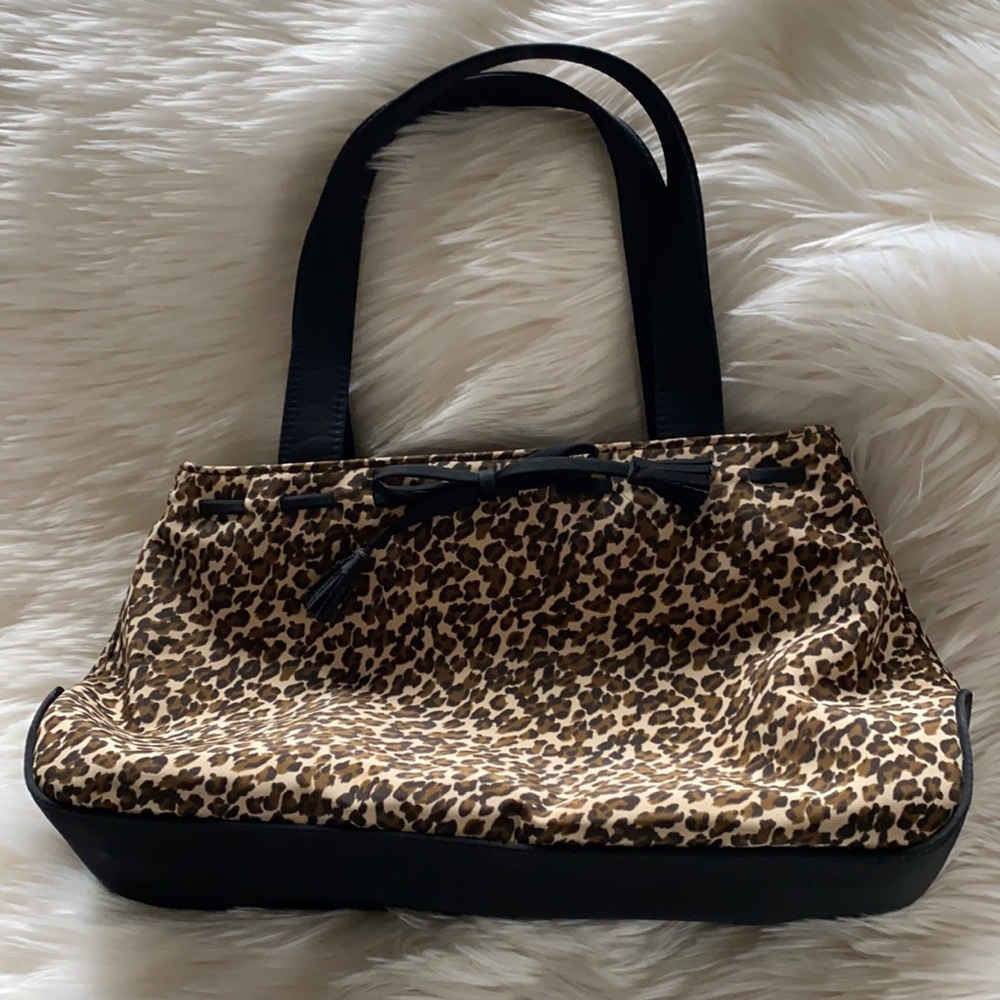 Liz Claiborne leopard print purse